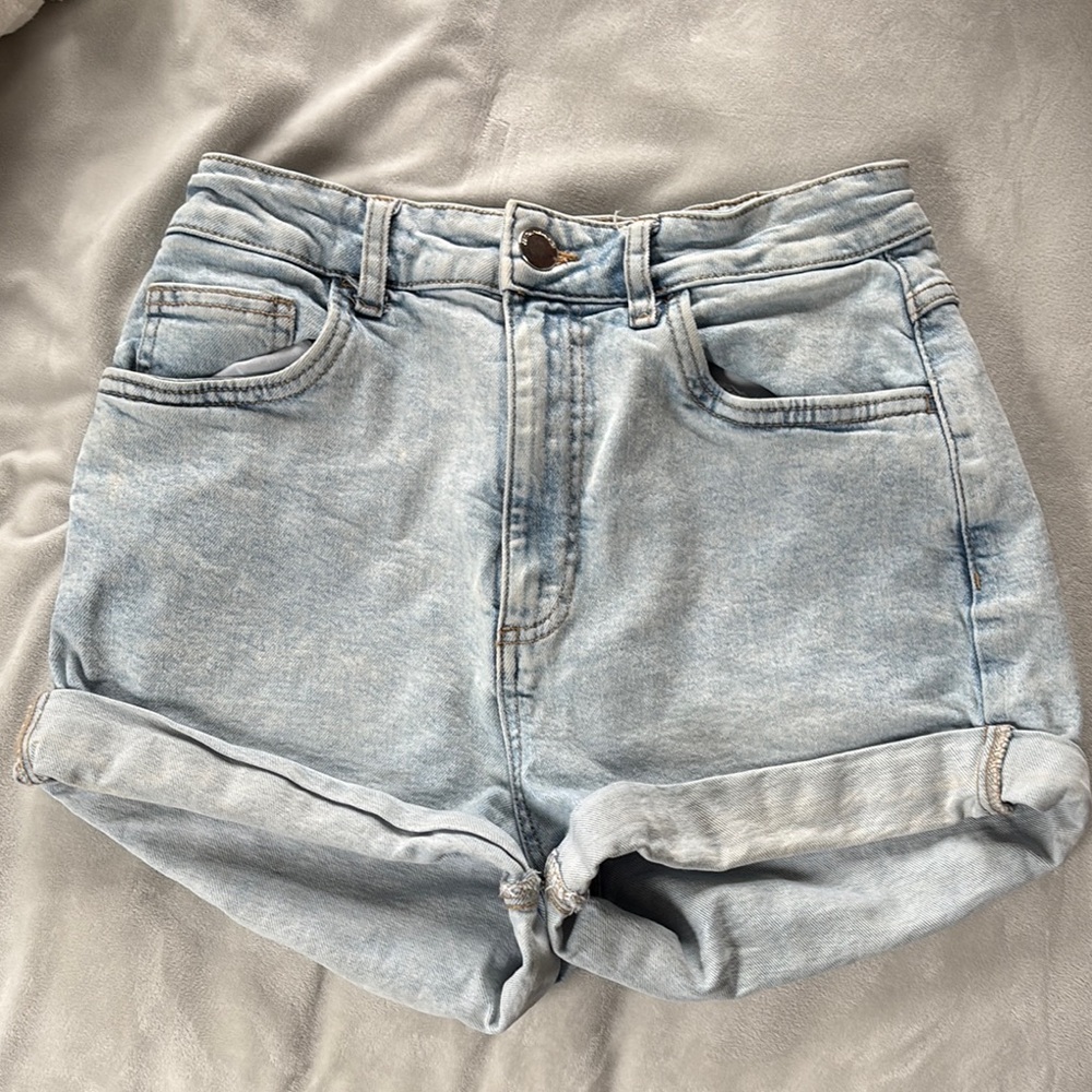 Cotton on light blue denim shorts size 6